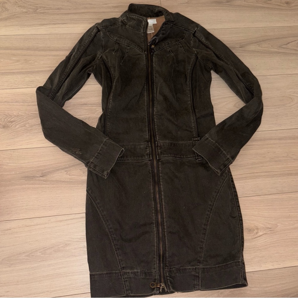 Diesel Dark Grey Denim Dress / Overcoat